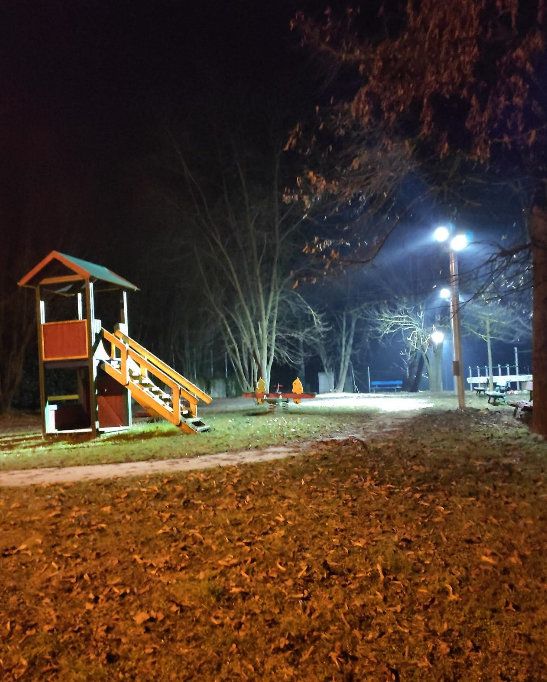 Illuminazione pubblica Parco giochi a led per la sicurezza a Frassinello Monferrato Maxvh