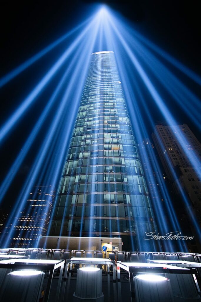 Fascio di Luce fari xenon Tribute in Light New York Maxvh