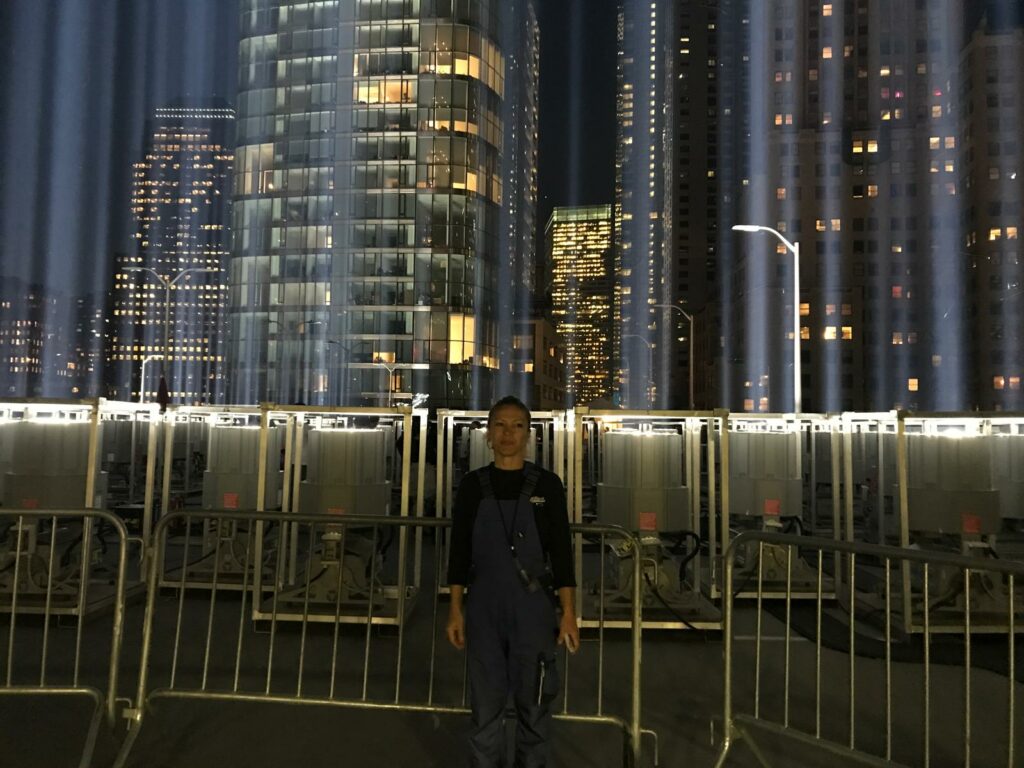 Illuminazione Memorial Day 9/11 New York MaxVH