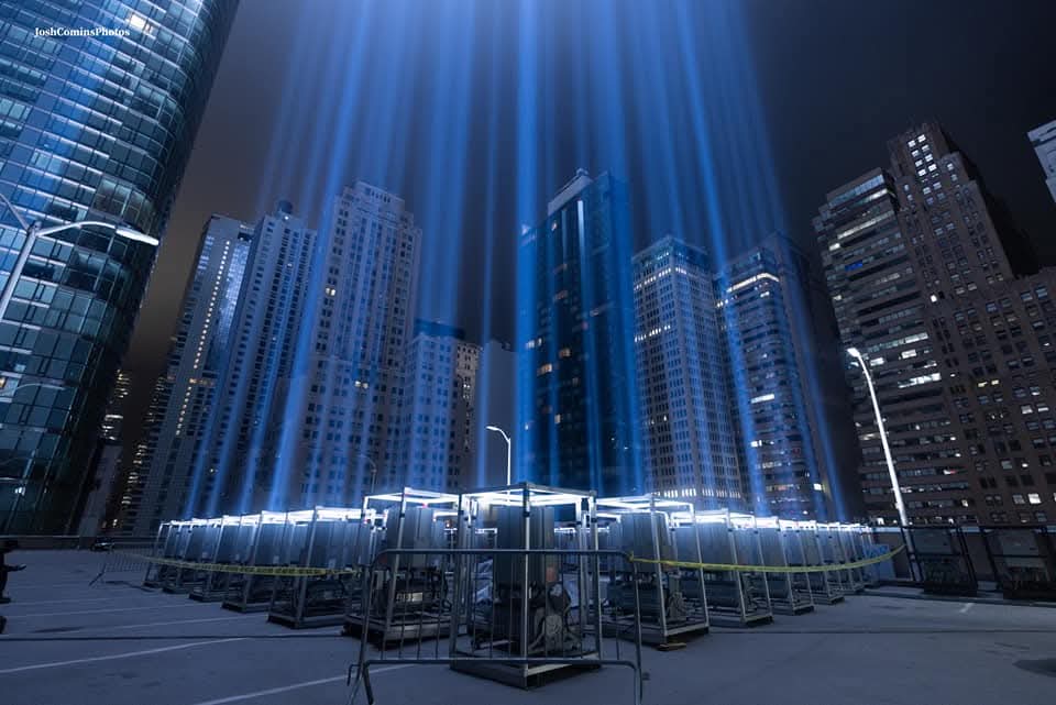 Tribute in Light 2026: l'intervento tecnico al Memorial 9/11 di New York Tribute in Light 2026: l’intervento tecnico al Memorial 9/11 di New York